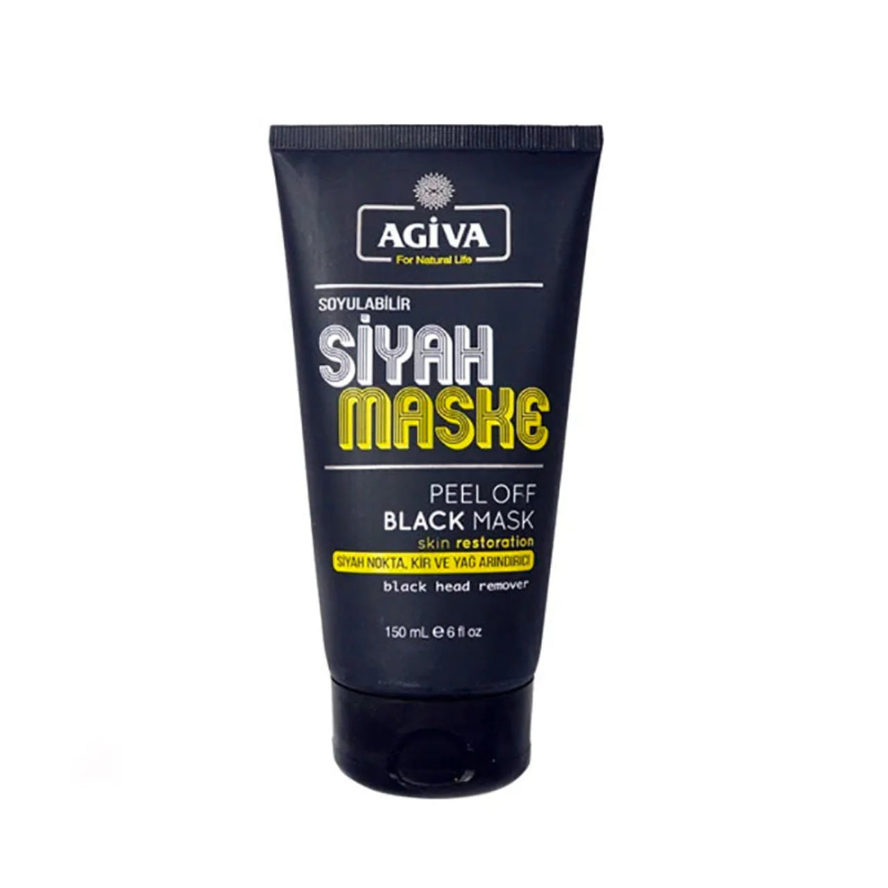 Agiva Deep Cleansing Skin Restoration Peel Off Black Mask - 150ml