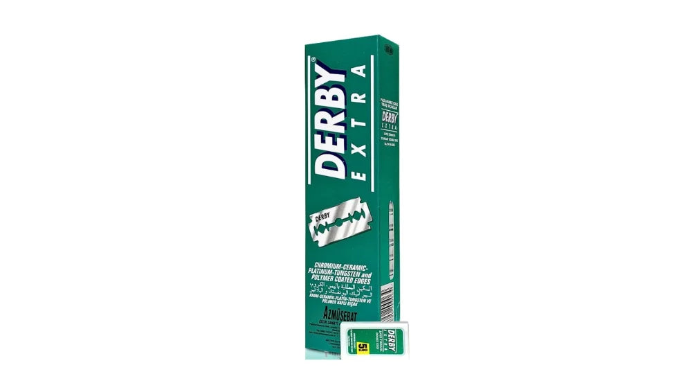 Derby Extra Super Stainless Double Edge Razor Blades - 20 x 5pcs