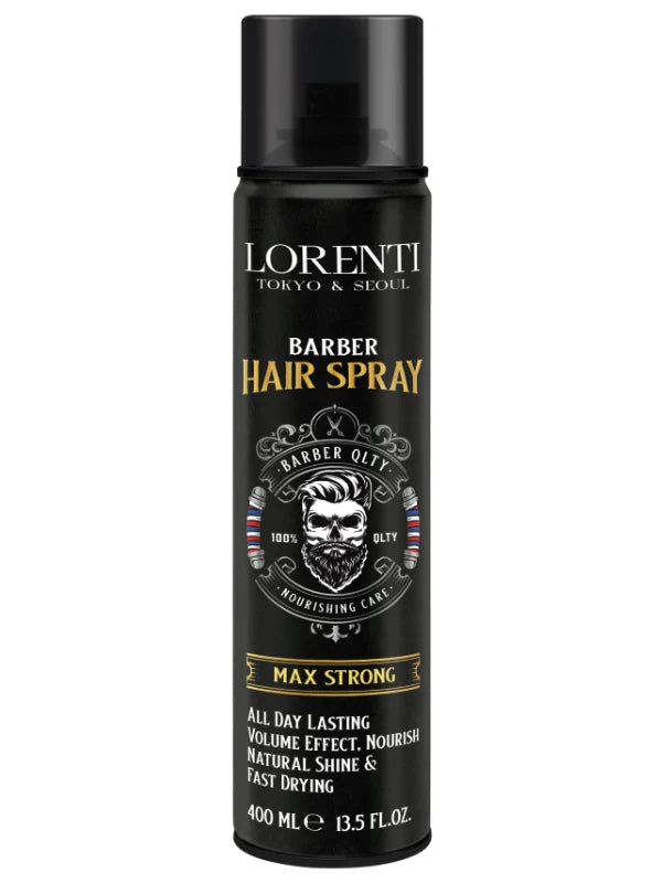 Lorenti Professional Barber Hair Spray Max Strong - 400ml