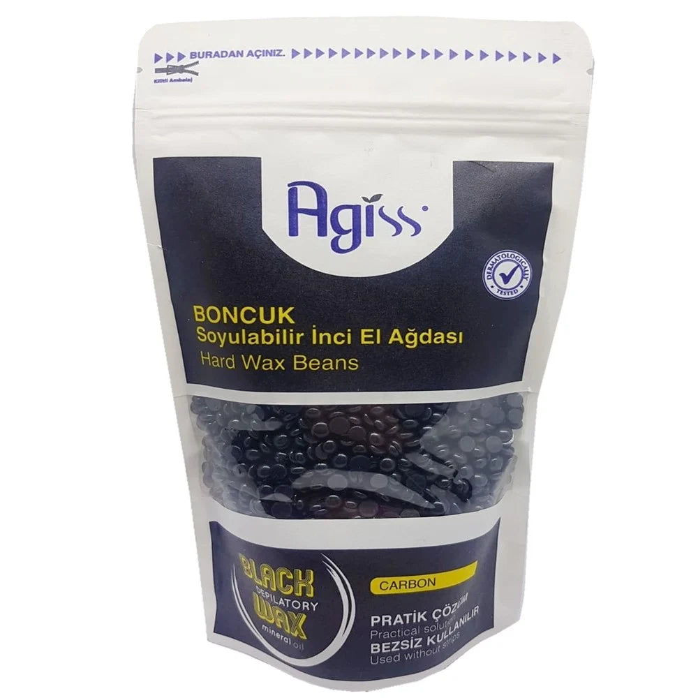 Agiss Hard Wax Beans - 220g (Carbon)