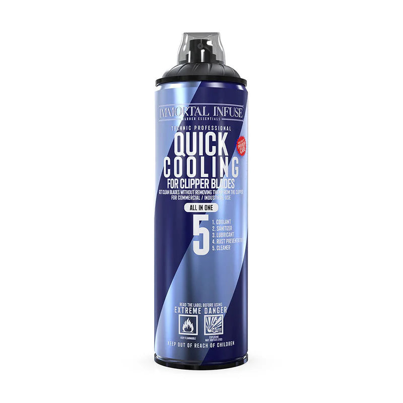 Immortal Infuse Quick Cooling 5 in 1 for Clipper and Trimmer Blades (500ml)