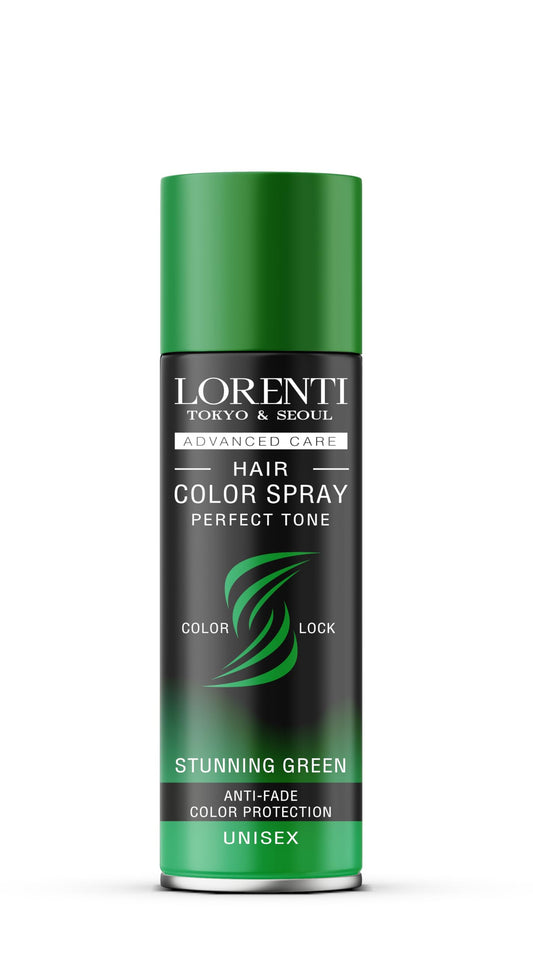 Lorenti Advanced Care Unisex Hair Color Spray - 150ml (Stunning Green)