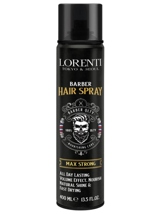 Lorenti Professional Barber Hair Spray Max Strong - 400ml