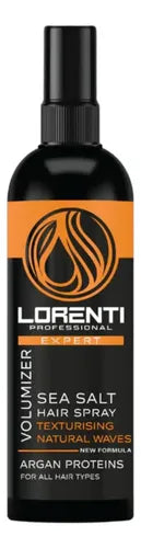 Lorenti Professional Sea Salt Volumizer Hair Spray - 200ml (Argan Proteins)