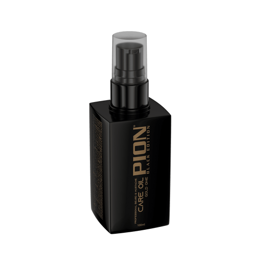 Pion Black Edition Professional Beard and Moustache Care Oil - 100ml (Gold One)