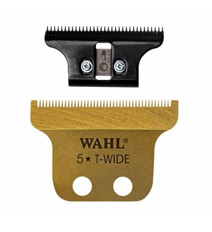 Wahl Professional Gold Titanium DLC T Wide Li Detailer Trimmer Replacement Blade - WA2215-708